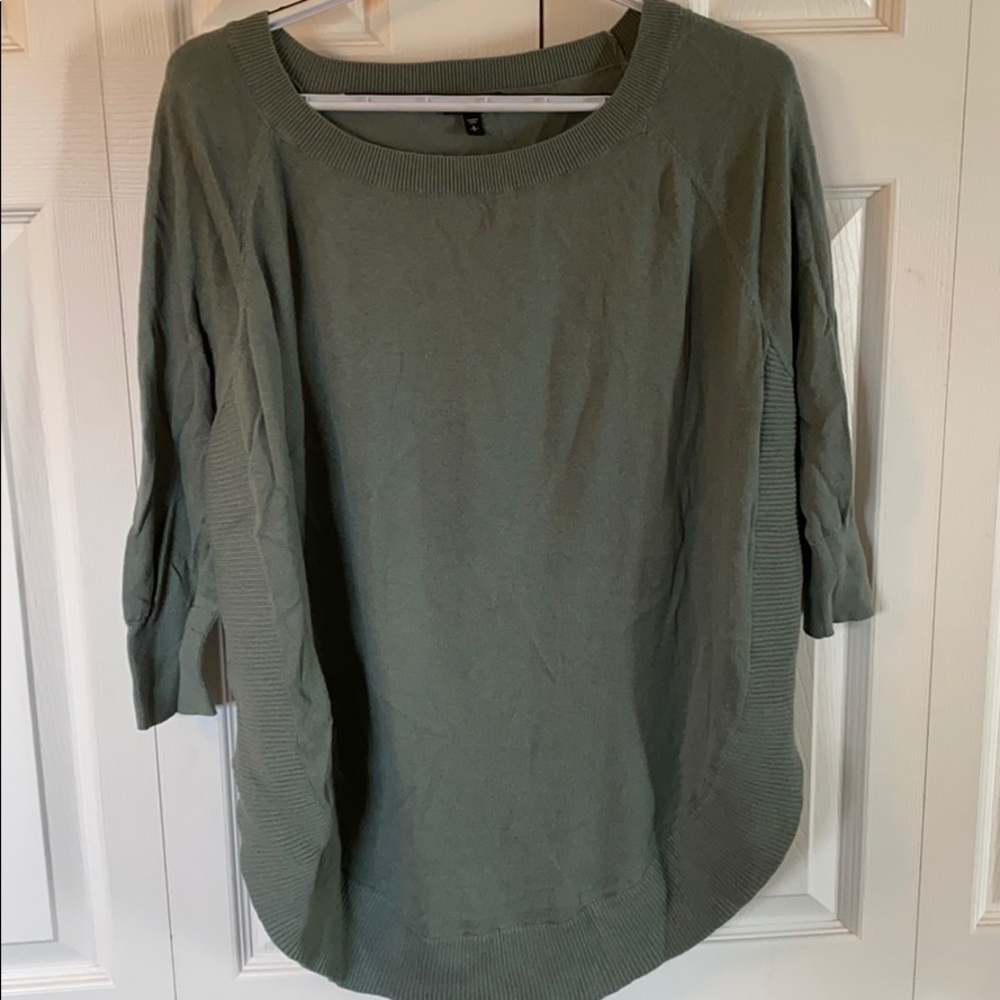 three-quarter length sleeves sweater